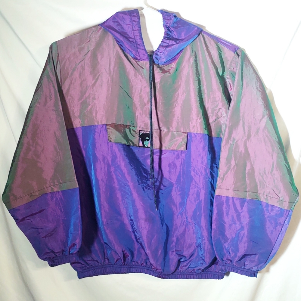 Vintage Wise Guy Iridescent Pullover Single Stitch